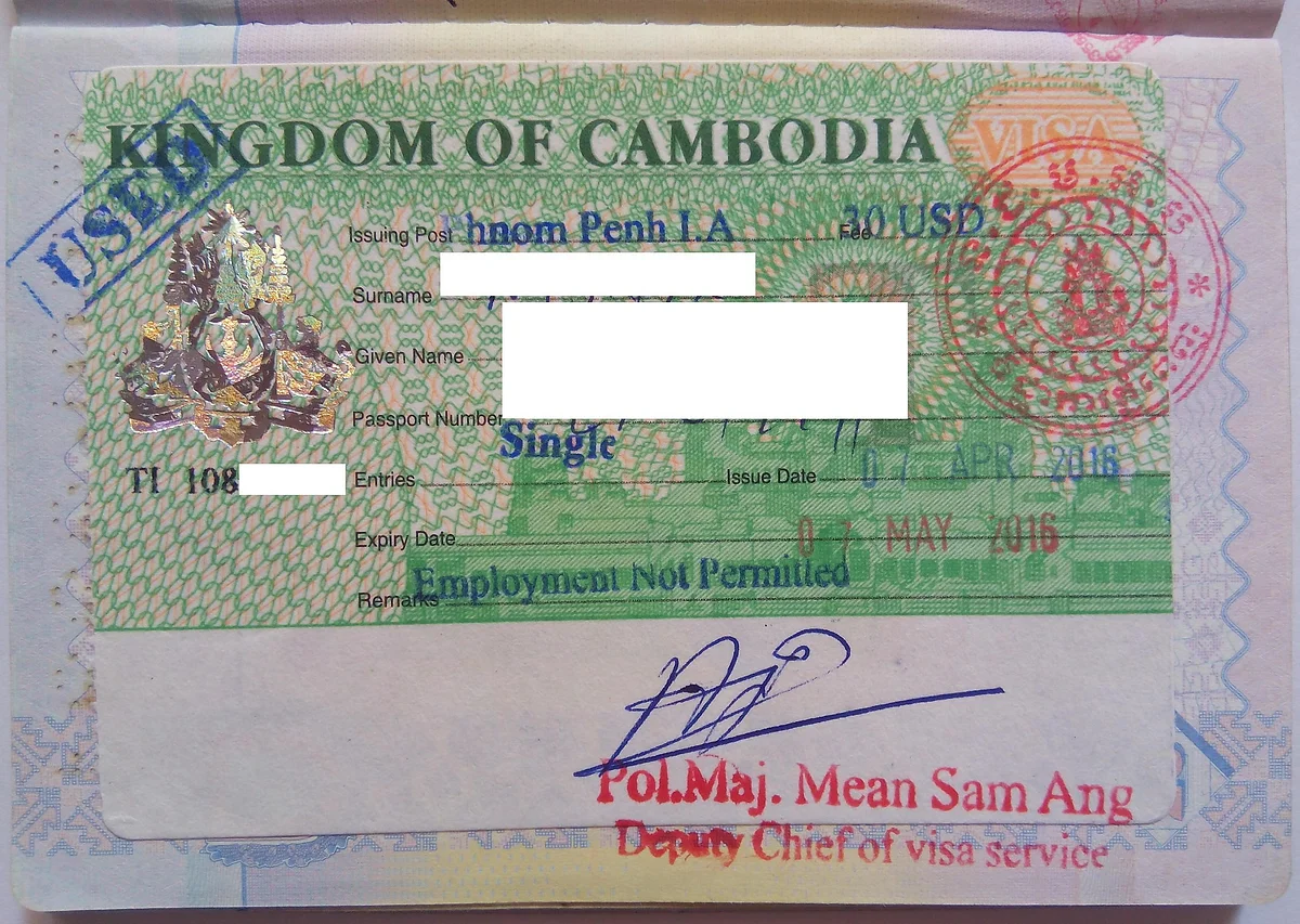 How to apply for a Cambodia eVisa